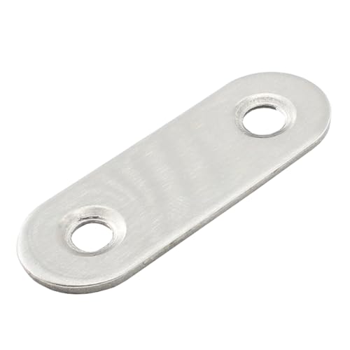 16 Pcs 1.8" Stainless Steel Straight Brackets, Flat Mending Plates - size: 1.8 Inch (46mm x 16mm)