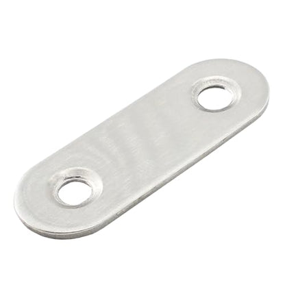 16 Pcs 1.8" Stainless Steel Straight Brackets, Flat Mending Plates - size: 1.8 Inch (46mm x 16mm)