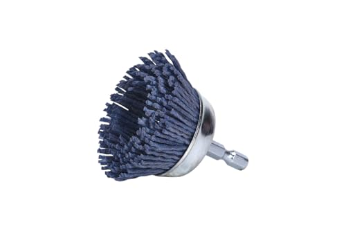 Century Drill & Tool 77223 Nylon Abrasive Cup Brush, 2", Fine - size: 2" Fine