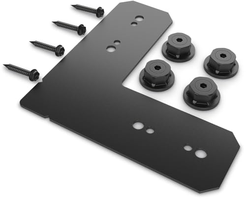 Deck Plus Ironwood 90 Degree Outside Angle, 4in, 1 Pack, Black