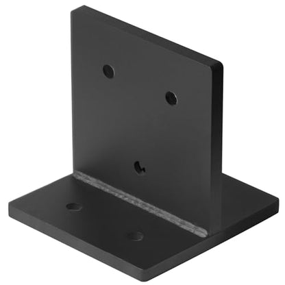 2 Pcs 8x8 Concealed Post Base, Heavy Duty Knife Plate Bracket