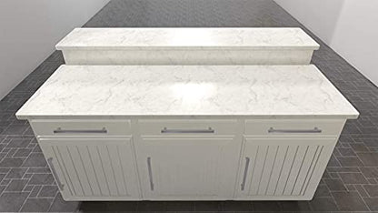 Solid Heavy Duty Aluminum L Bracket Countertop Support (10 Inch) 1 Count, Great for Kitchen Islands, Bathroom vanities, Made with American Aluminum, Hardware Included by Original Granite Bracket - size: 10 Inches, style: Aluminum