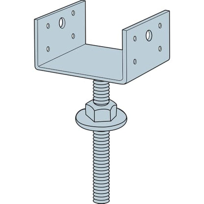 Simpson Strong-Tie EPB44PHDG EPB Hot-Dip Galvanized Pier-Block Elevated Post Base for 4x4 (Pack of 10)