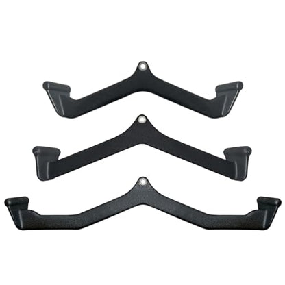 Ergonomic LAT Pull Down Bars, Back and Triceps Strength Training Equipment, LAT Pulldown Attachments, Cable Attachments for Home Gym - color: BT0345