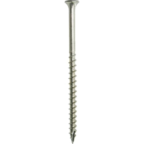 Grip-Rite PrimeGuard Max Deck Screws for Outdoor Projects - Bugle Head - Coarse Thread Wood Screws - T25 Star Drive - 316 Stainless Steel - #10 x 3-1/2" - 1000 Screws - MAXS31210DS3161M