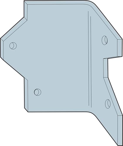 Simpson Strong-Tie L30-100 - L L-Shaped Angle - 3-Inch Length, 16-Gauge Steel, Zinc Galvanized Coating, Versatile Corrosion-Resistant Wood Construction Connector (Pack of 100)