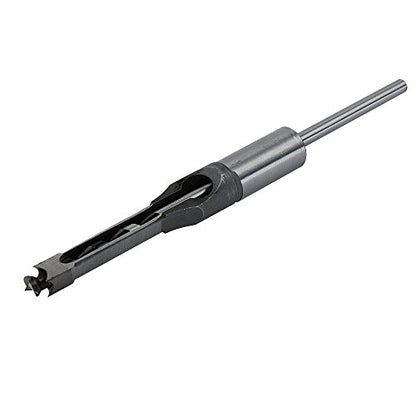 SaferCCTV Woodworker 3/8 Inch Square Hole Drill Bits Mortising Chisel Set, Mortise Chisel & Bit Set for Drilling Square Holes in Wood with a Mortising Machine/Attachment - size: 3/8 Inch