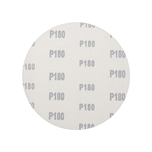 Hook and Loop Sanding Disc Round Sandpaper 7" 180 Grit 20pcs - size: 7-inch 180 Grit