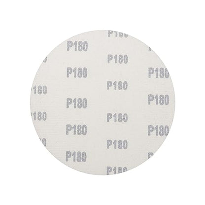Hook and Loop Sanding Disc Round Sandpaper 7" 180 Grit 20pcs - size: 7-inch 180 Grit