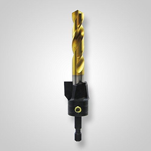 Snappy Flat Bottom Counterbore Countersink 7/16 in. Drill Bit x 1" Bore USA Made - size: 7/16 Drill x 1 CntBore