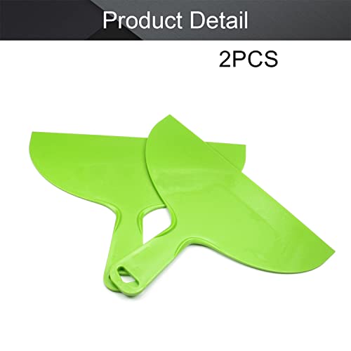 10 Inch Plastic Putty Knife, 2Pcs Flexible Paint Scraper Tool for Spackling - size: 10 inch