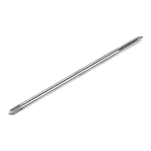 uxcell Metric Thread Tap M5 x 0.8 H2 120mm Extra Long Straight Flute Screw Thread Milling Machine Taps Threading Tapping Repair Tool - size: M5 x 0.8 x 120mm
