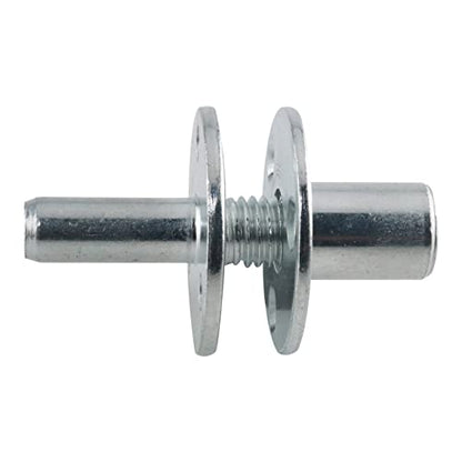 2 Sets Metal M12 Bed Post Connector Screw-in T-Nut Bedpost Connector Furniture Hardware Fittings Nuts