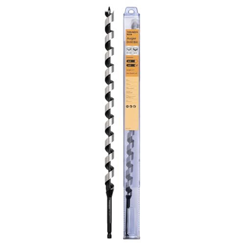 3/4" x 17" Auger Drill Bit, 3/8" Hex Shank - size: 3/4" x 17"