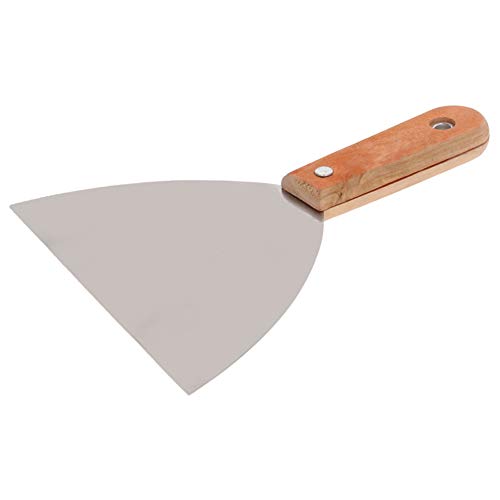 Utoolmart Putty Knife Scraper 6" Stiff Putty Knives with Wooden Handle - size: 6inch