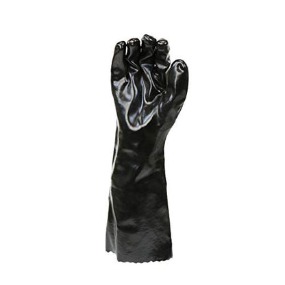 West Chester 12018 Chemical Resistant PVC Coated Work Gloves: 18" Length, Size Large, 2 Pairs - size: One Size (2 Count), style: 1 Pair