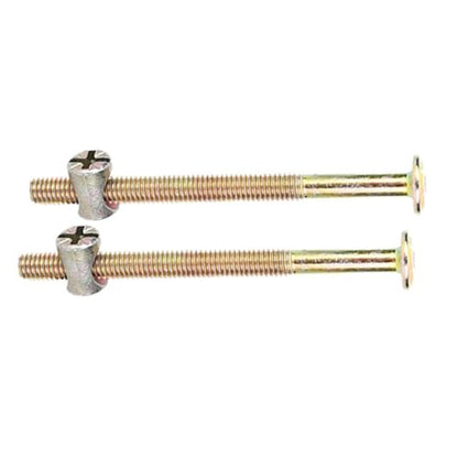 Nuts, Zinc Plated Carbon Steel Fasteners for Wood Furniture Assembly, Chazcool Cross Dowel Set for Cots Beds Chair Spare Connector Parts(M6*90mm) - size: M6*90mm