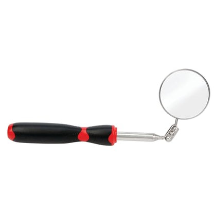 Performance Tool W9124 2 in. Jr Jumbo Telescoping Inspection Mirror - size: Round Inspection Mirror |Extends: 10 to 36"
