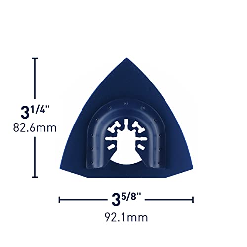 Norske Tools NOTP231 Triangle Carbide Rasp Oscillating Multi Tool Accessory - style: Carbide Rasp