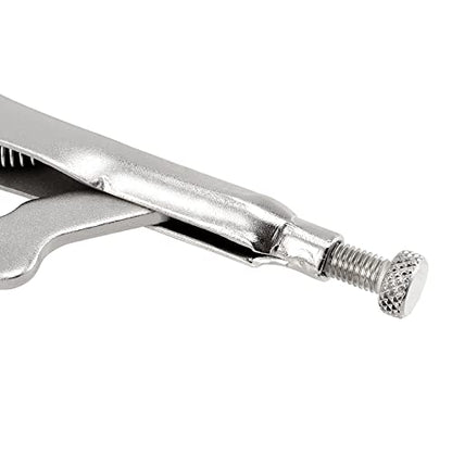 JAPCHET 3 Pack C Clamp Locking Pliers Set with Swivel Pads, Locking C-Clamp Set, Welding Clamp Tools Set 6 Inch 9 Inch 11 Inch Heavy Duty for Wood Working