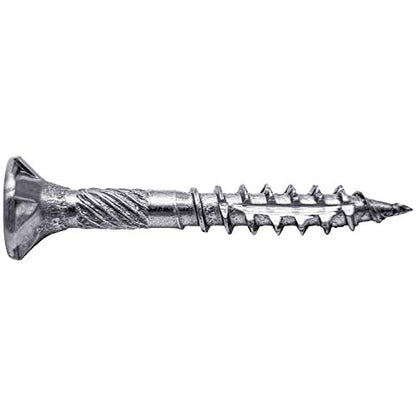Jake Sales #8 x 1-1/4" Silver Star Stainless Steel Wood Screw Torx/Star Drive Head - 300 Grade Stainless Steel (1 Pound - 230 Approx. Screw Count) - color: STAINLESS STEEL, size: 8x1-1/4"