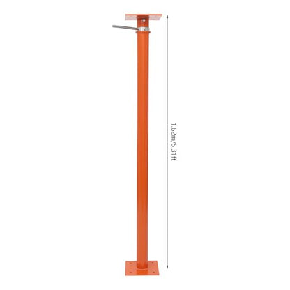 House Floor Jack, 61"-85" Height Range, 8000 lbs Max Load Capacity, Lift Support Telescoping Jack Post, Steel Temporary Support Column, Adjustable Jacking Post for Basement, Beam, Construction - size: 61"-85"