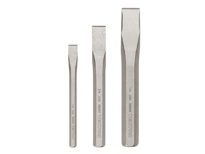 TEKTON Cold Chisel Set, 3-Piece | PNC91003 - size: 3-Piece (1/2, 3/4, 1 in.), style: Cold Chisel
