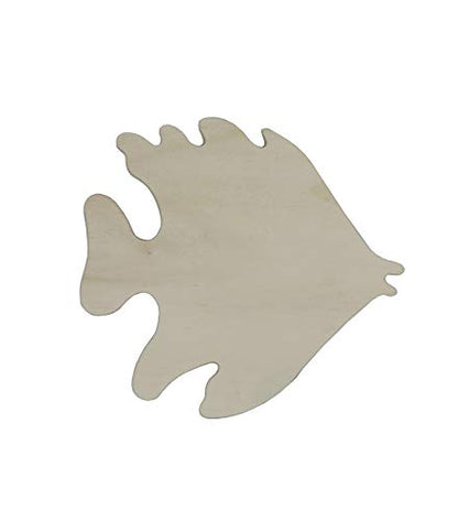 Creative Hobbies® 3.5 Inch Unfinished Wooden Shapes - Ready to Paint or Decorate Fish Shape | 12 Pack - size: 3.5 Inch - Fish