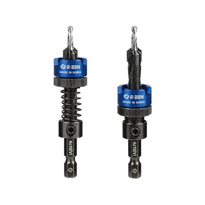 Depth Adjustable Countersink Drill Bit (4 x 10mm, 5/32" x 25/64") 1PCS - size: 4 x 10mm (5/32" x 25/64")