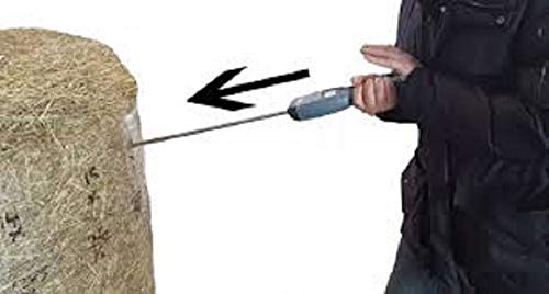 Agratronix Advanced Hay Straw And Silage Moisture Tester With Durable 20" Probe