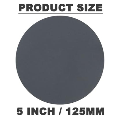 5 Inch Wet Dry No-Hole Sanding Discs, 120Pcs, 800-5000 Assorted Grit