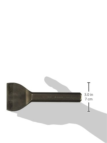 Mayhew Select 35002 3-by-7-Inch Carded Mason Chisel No Handguard ,Black - size: 3 inch