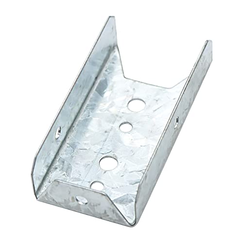 Fence Bracket 8 Packs, Galvanized 2x4 Brackets for Wood Rail, Fence Bracket Repair Kit