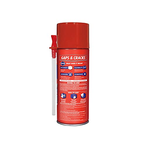 Loctite Tite Foam Gaps & Cracks Spray Foam Sealant, 12 fl oz Can, 12 Pack - Polyurethane Expands for Insulation - size: 12 Pack