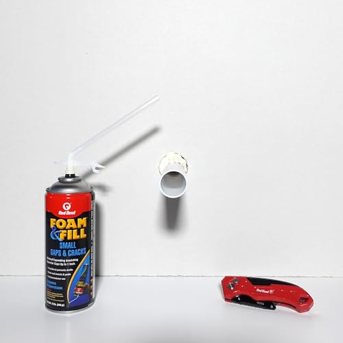 Red Devil 091312 Foam & Fill Small Gaps & Cracks Expanding Polyurethane Sealant, 12 oz, Off-White, Case of 12 - size: 12 oz, style: Pack of 12