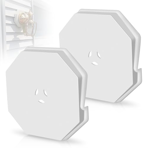 Vinyl Siding Mounting Block Kit Fits 1/2 Inch Lap, 4-10 Inch Siding, White - size: 2 Pack