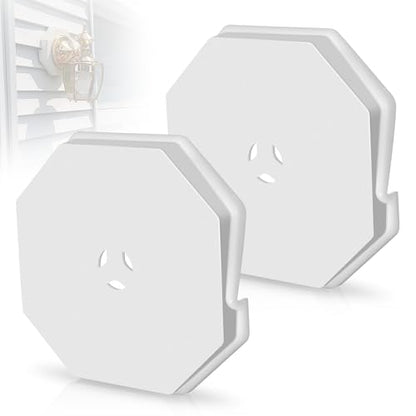 Vinyl Siding Mounting Block Kit Fits 1/2 Inch Lap, 4-10 Inch Siding, White - size: 2 Pack