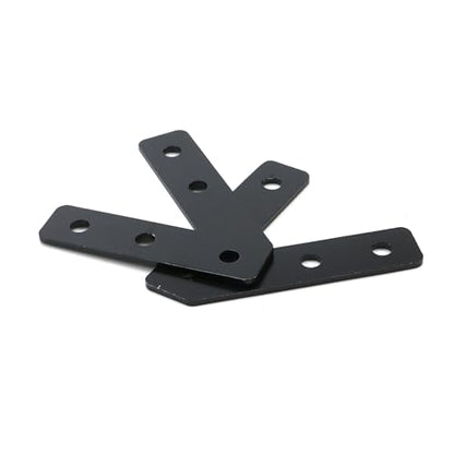 KUMGROT 45 Degree Angle Flat Bracket with Holes, Mending Plate - size: 2.56", style: 45 Degree