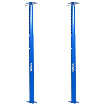 Garvee 2 Pack Jack Post, 53"-93" Height Range, House Floor Jack for Leveling, 18000 LBS Lifting Joist Beam Basement Jacks, Adjustable House Jacks for Lifting - color: Blue/53"-93"