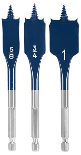 Bosch DSBS5003 3 pc. Daredevil Stubby Length Spade Bit Set