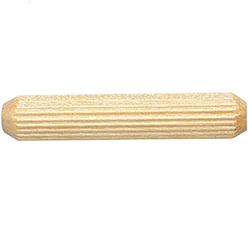 Pinehurst Crafts 1/2 Inch x 3 Inch Fluted Wood Dowel Pins, Great for Furniture, Cabinetry and Crafts Projects, Pack of 20 (Pin_.5x3_20pk)