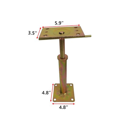11" - 16" Adjustable House Floor Jack Post Screw Home for Leveling Lifting - size: 11"-16"