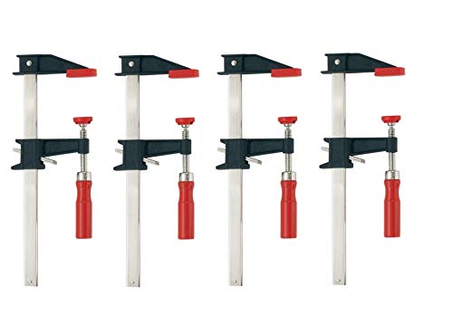 Bessey GSCC2.506 2.5-Inch x 6-Inch Economy Clutch Style Bar Clamp, 4 Pack