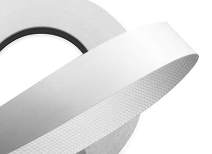 Edge Supply White Melamine 1 inch X 25 ft roll of White Edge Banding – Pre-glued Flexible Edging – Easy Application Iron-On Edging for Cabinet Repairs, Furniture Restoration - size: 1 inch 25 ft