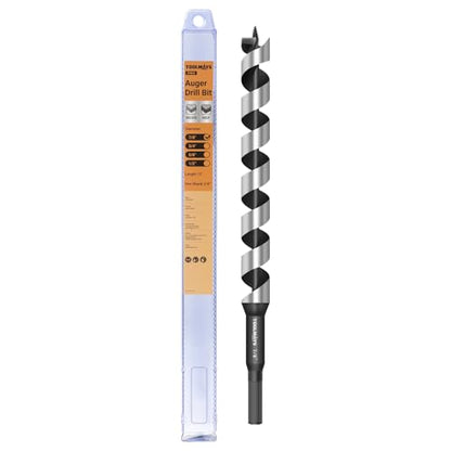 7/8" x 12" Auger Drill Bit, 3/8" Hex Shank, for Wood - size: 7/8" x 12"