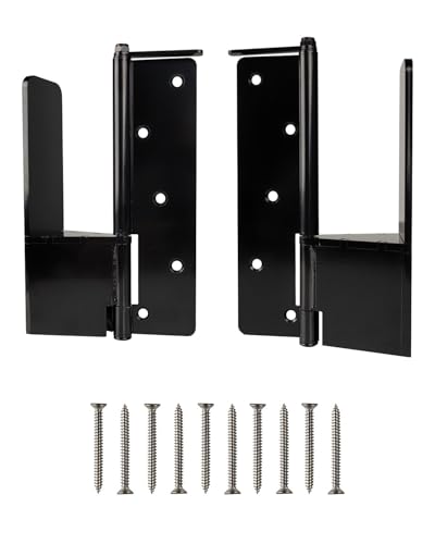 TUPSKY 2x4 Door Barricade Brackets, Foldable Heavy-Duty Holder, 2-Pack