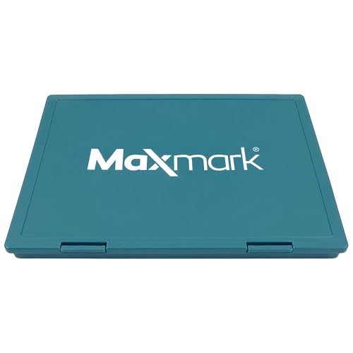 MaxMark Extra Large Black Ink Stamp Pad - 8.25" x 11.5" - Industrial Felt Pad - Black Color - color: Black, size: 8.25" x 11.5"