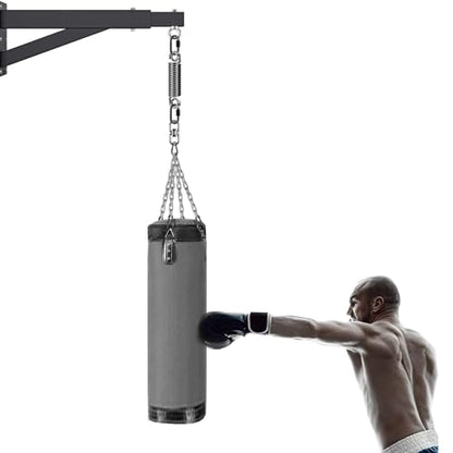 SELEWARE Boxing Punching Bag Hanger, Heavy Bag Bracket - color: Heavy Bag Spring with Close Swivel