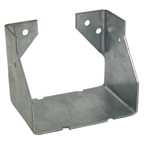 Simpson Strong-Tie HUC44 HUC Galvanized Face-Mount Concealed-Flange Joist Hanger for 4x4