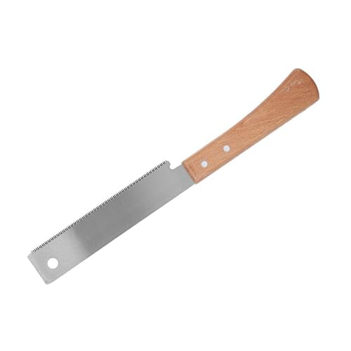 Hand Saw 12in Wooden Handle Household Small Cut Razor Teeth Shape Hand Saw Woodworking Flush Cutting Trim Tool Finish Cut Door Jamb Saw Pull Saw